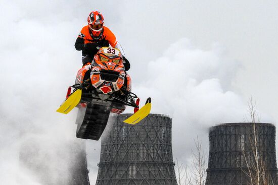 Russia Snowcross Snowbike Competition