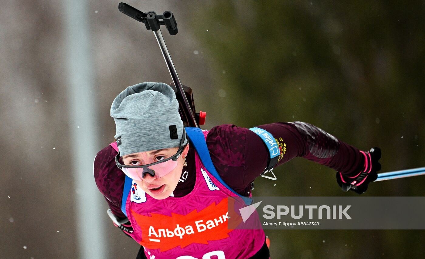 Russia Biathlon Cup Women Sprint