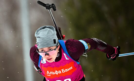Russia Biathlon Cup Women Sprint