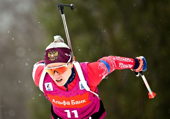 Russia Biathlon Cup Women Sprint