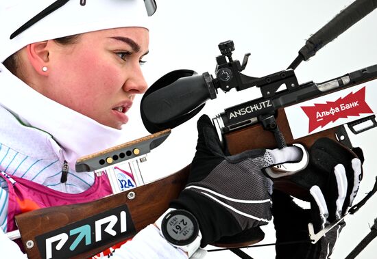 Russia Biathlon Cup Women Sprint