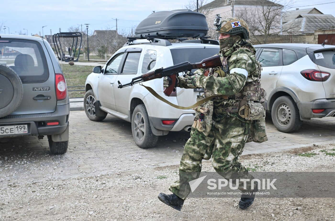 Russia Crimea Territorial Defence Training