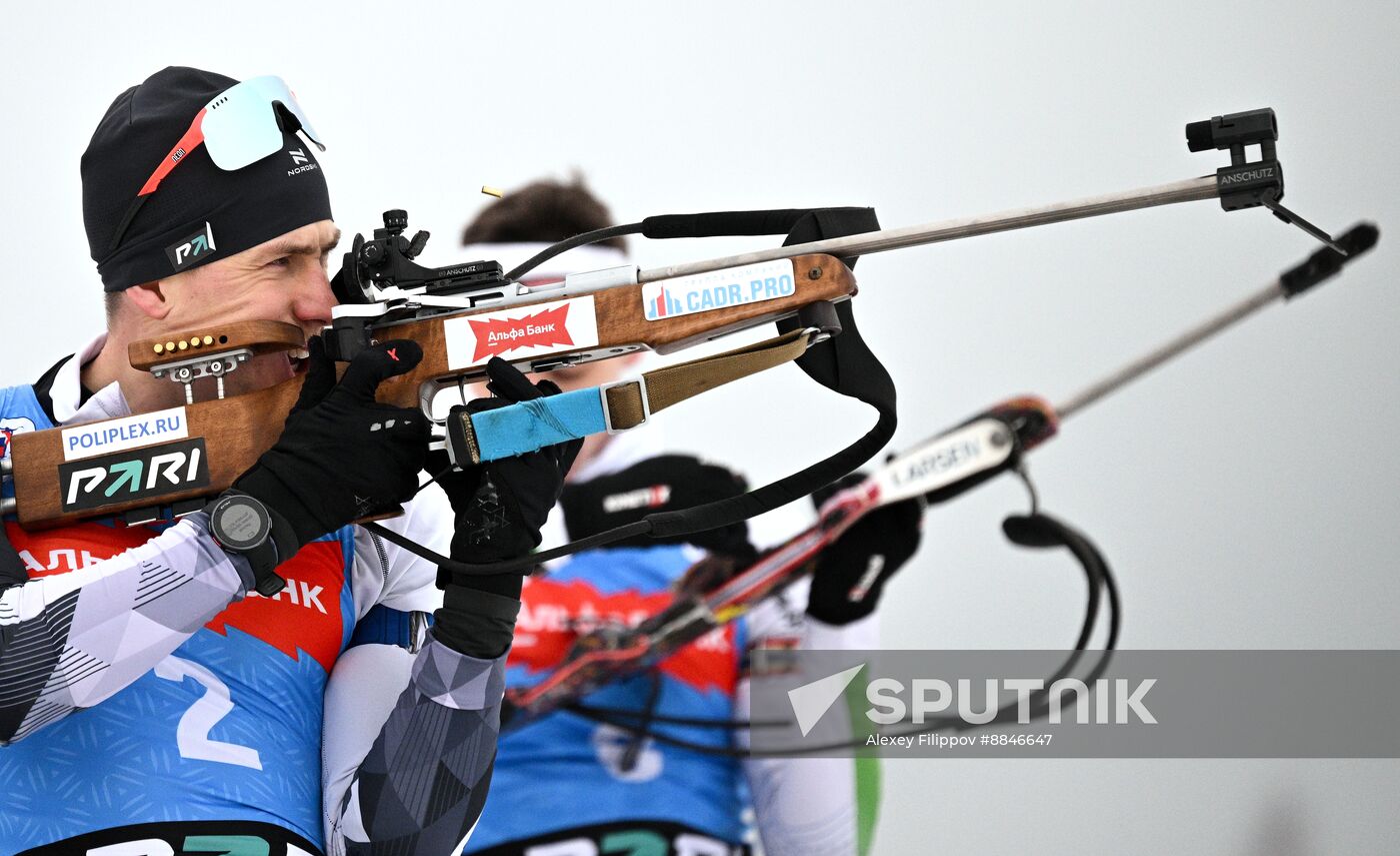 Russia Biathlon Cup Men Mass Start