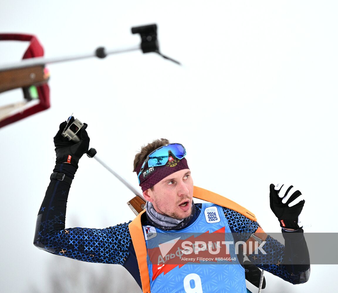 Russia Biathlon Cup Men Mass Start