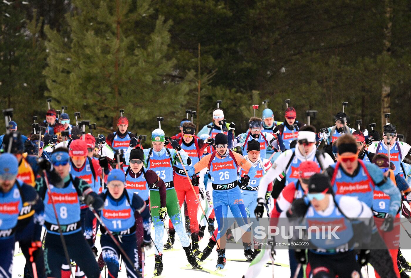 Russia Biathlon Cup Men Mass Start