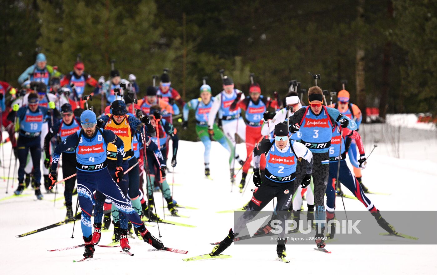 Russia Biathlon Cup Men Mass Start