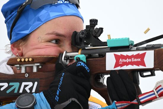 Russia Biathlon Cup Women Mass Start