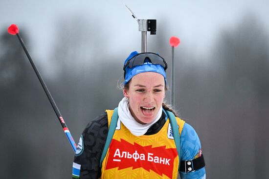 Russia Biathlon Cup Women Mass Start