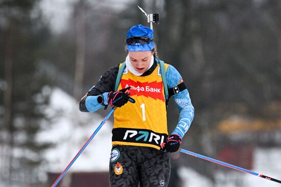 Russia Biathlon Cup Women Mass Start