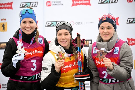Russia Biathlon Cup Women Mass Start