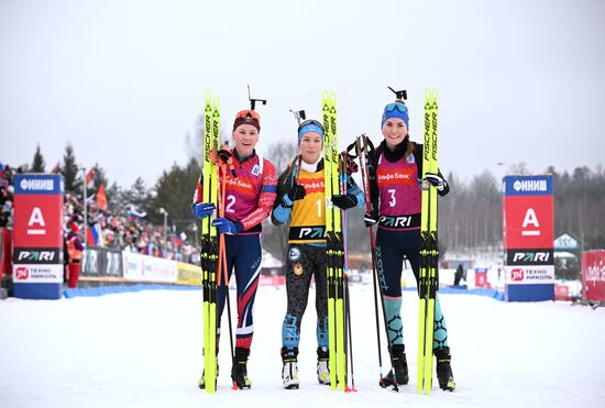 Russia Biathlon Cup Women Mass Start