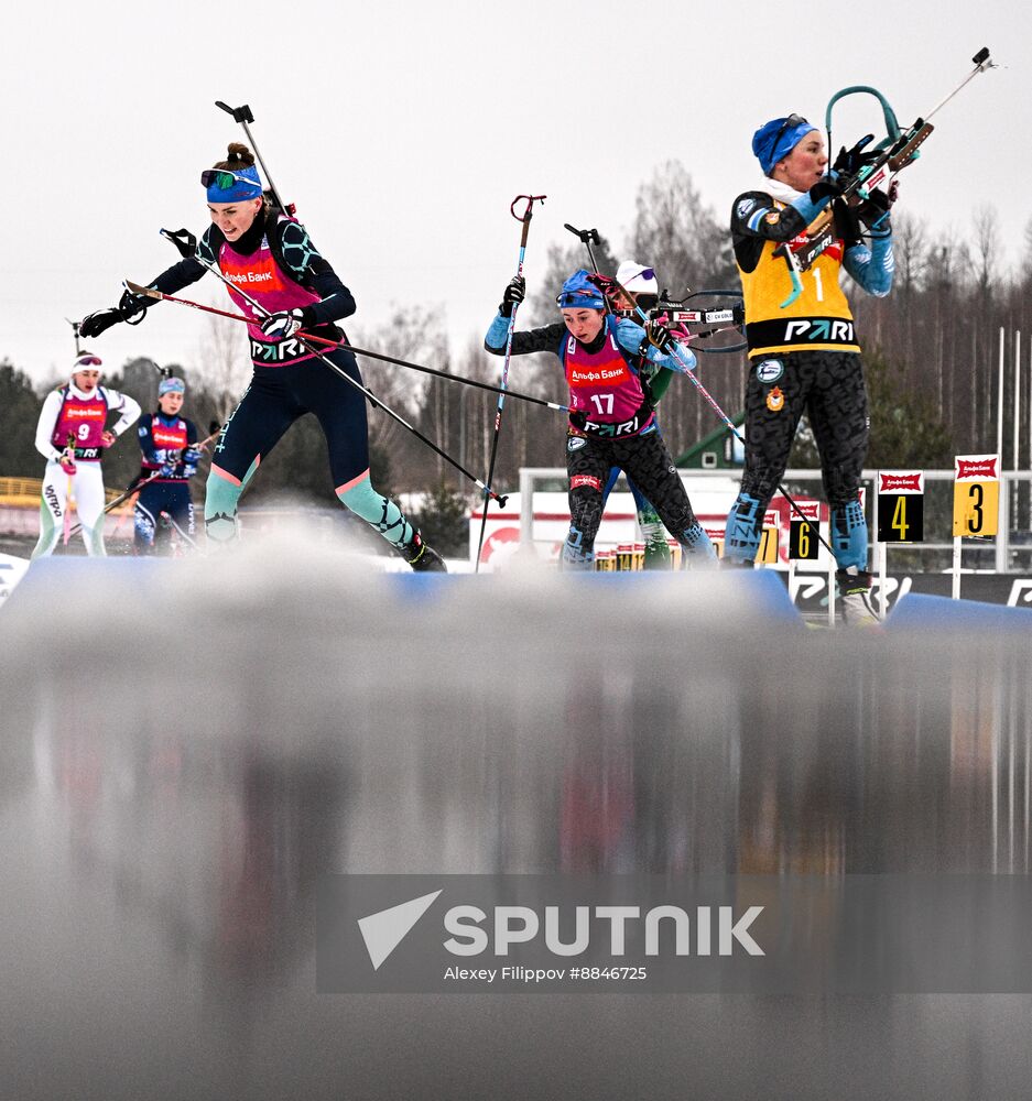 Russia Biathlon Cup Women Mass Start