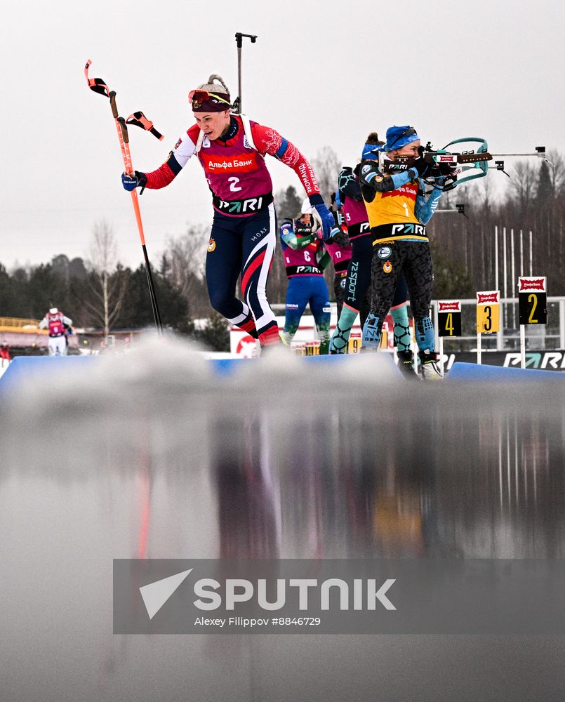 Russia Biathlon Cup Women Mass Start