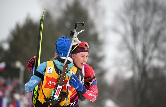 Russia Biathlon Cup Women Mass Start