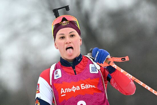 Russia Biathlon Cup Women Mass Start