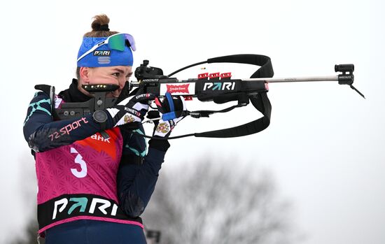 Russia Biathlon Cup Women Mass Start