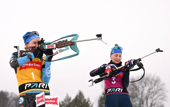Russia Biathlon Cup Women Mass Start