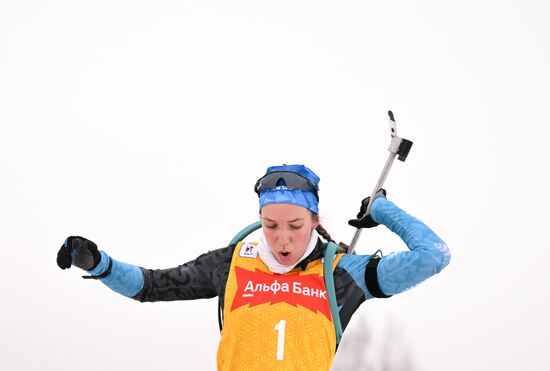 Russia Biathlon Cup Women Mass Start