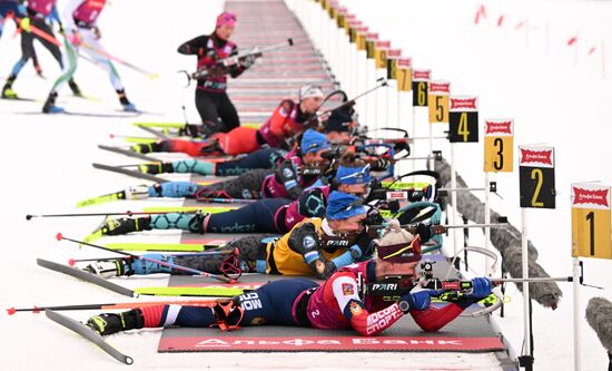 Russia Biathlon Cup Women Mass Start