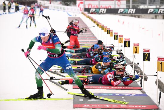 Russia Biathlon Cup Women Mass Start