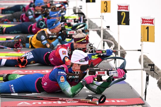 Russia Biathlon Cup Women Mass Start