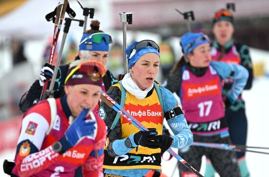 Russia Biathlon Cup Women Mass Start