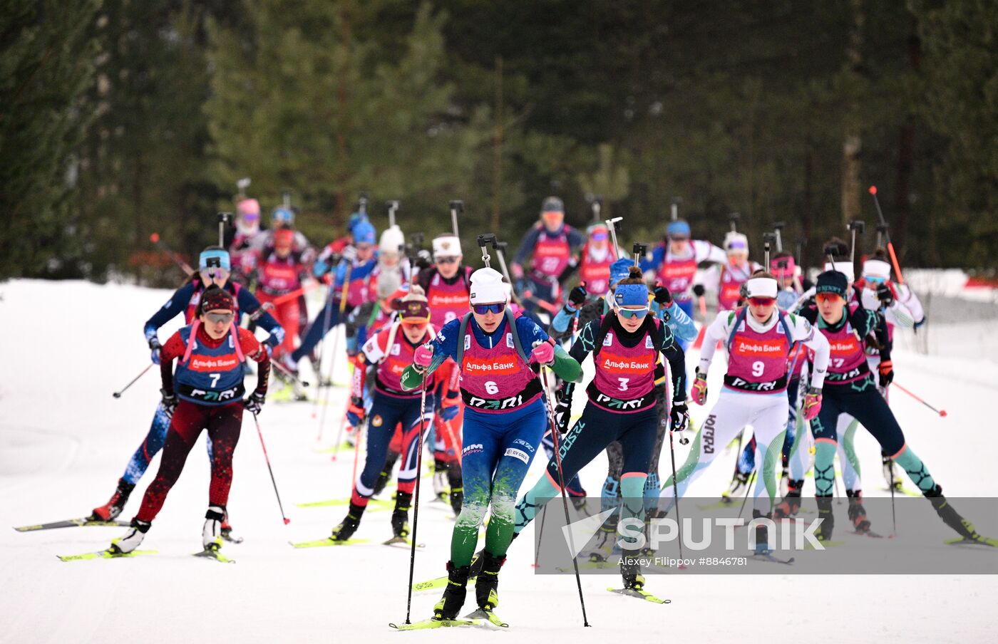 Russia Biathlon Cup Women Mass Start