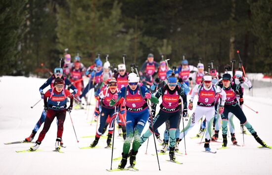 Russia Biathlon Cup Women Mass Start