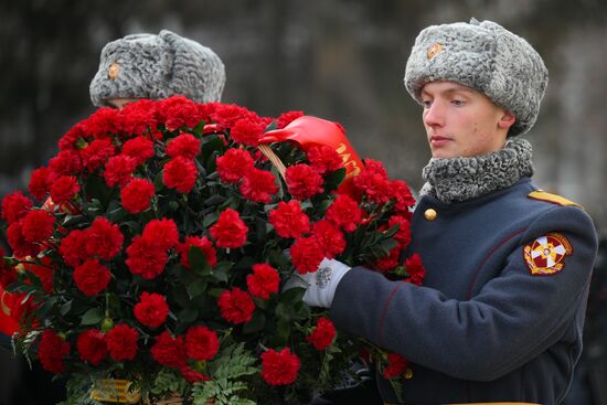Russia WWII Leningrad Siege Lifting Anniversary