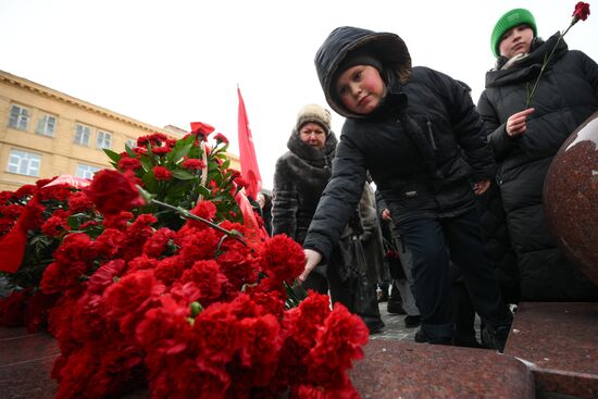 Russia WWII Leningrad Siege Lifting Anniversary