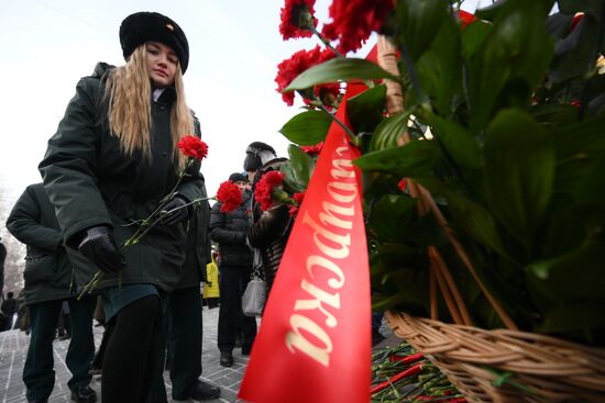 Russia WWII Leningrad Siege Lifting Anniversary