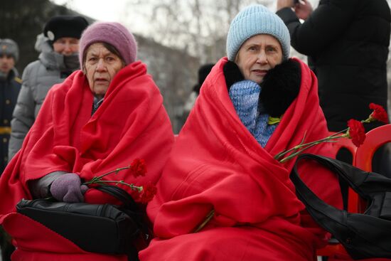 Russia WWII Leningrad Siege Lifting Anniversary