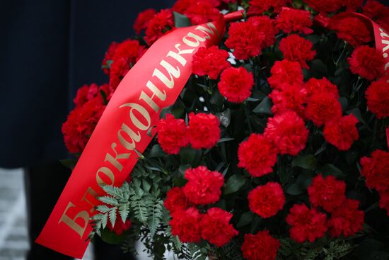 Russia WWII Leningrad Siege Lifting Anniversary