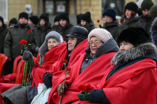 Russia WWII Leningrad Siege Lifting Anniversary