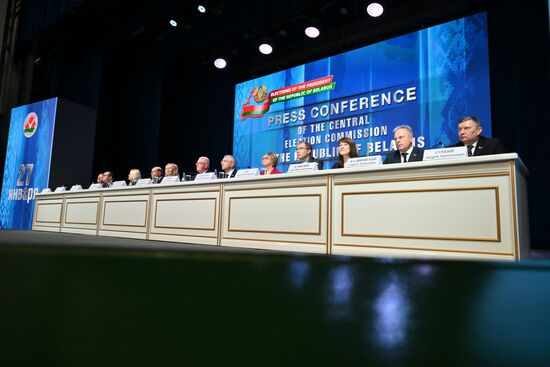 Belarus Presidential Election Preliminary Results