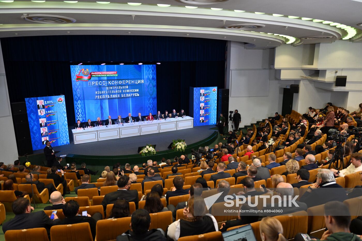 Belarus Presidential Election Preliminary Results