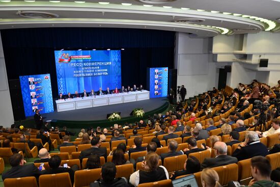 Belarus Presidential Election Preliminary Results