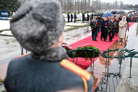 Russia WWII Leningrad Siege Lifting Anniversary