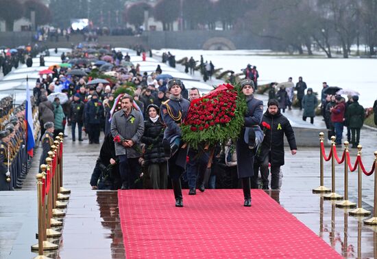 Russia WWII Leningrad Siege Lifting Anniversary