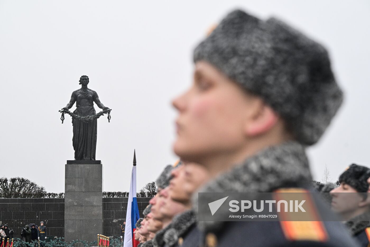 Russia WWII Leningrad Siege Lifting Anniversary
