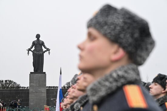 Russia WWII Leningrad Siege Lifting Anniversary