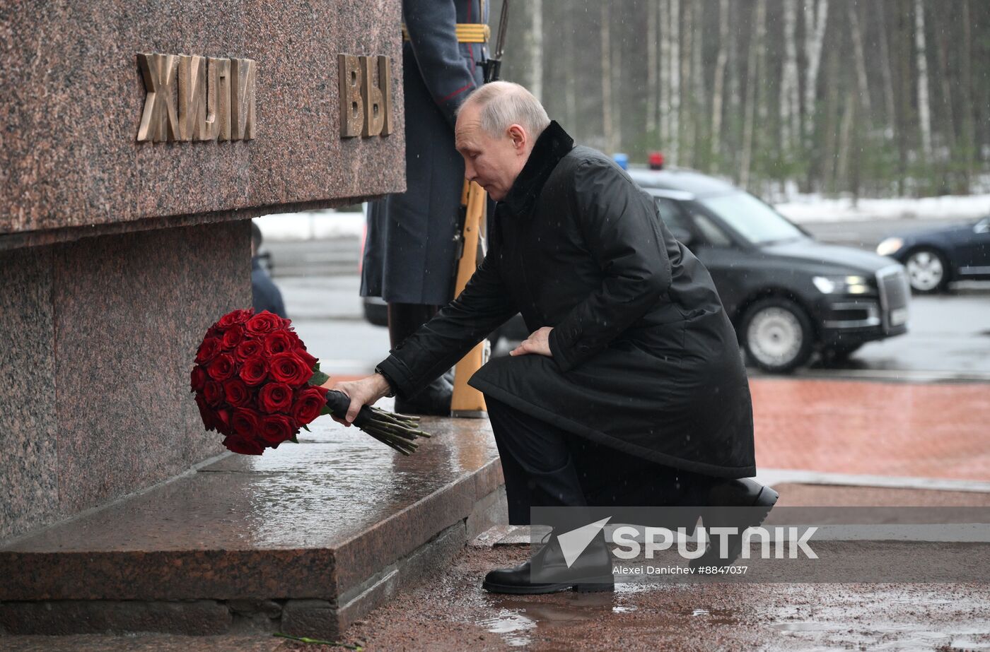 Russia Putin WWII Leningrad Siege Lifting Anniversary