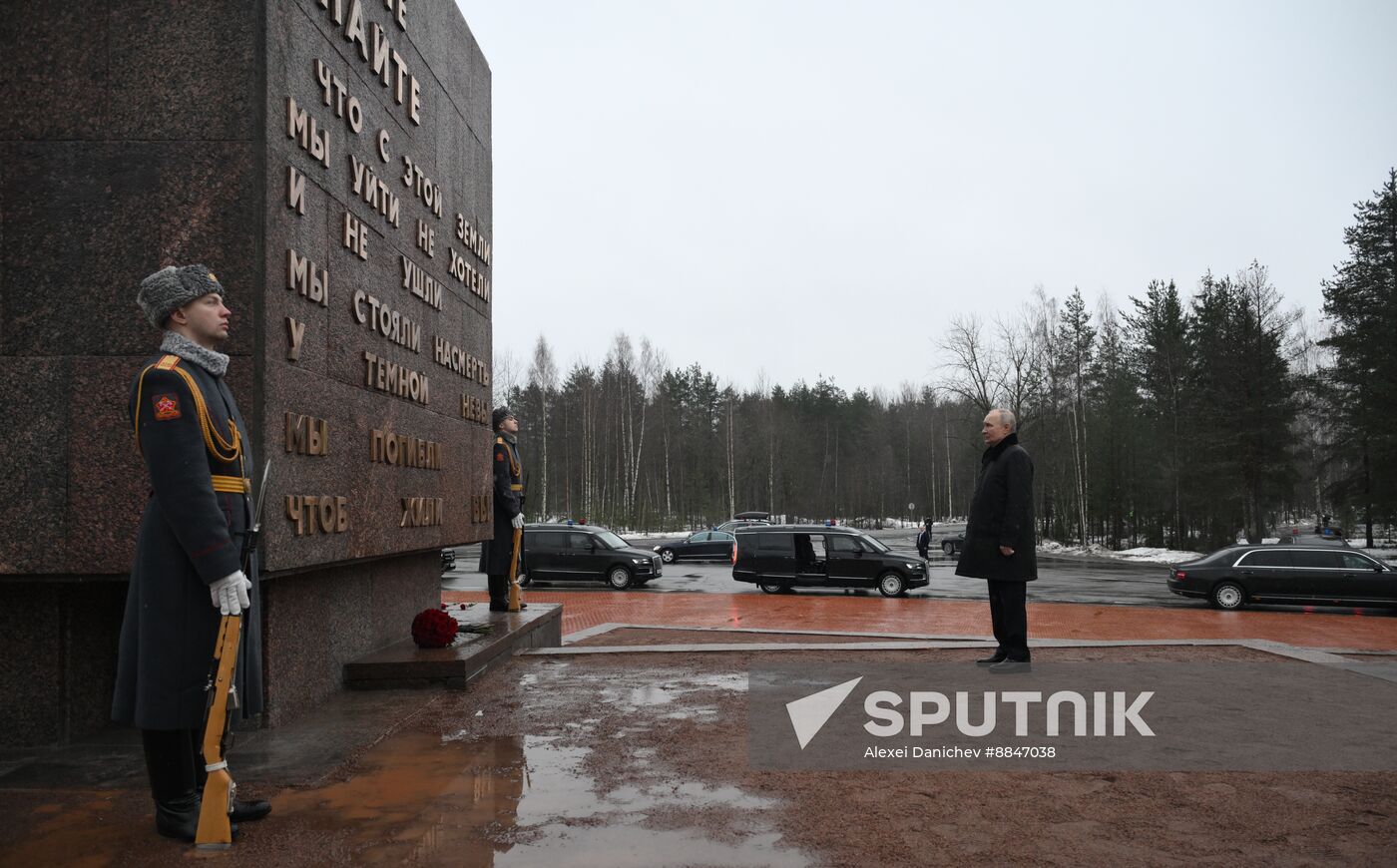 Russia Putin WWII Leningrad Siege Lifting Anniversary
