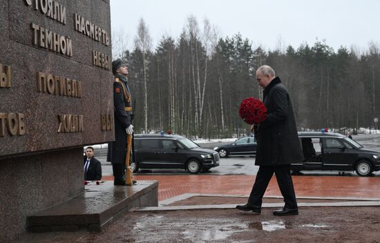 Russia Putin WWII Leningrad Siege Lifting Anniversary