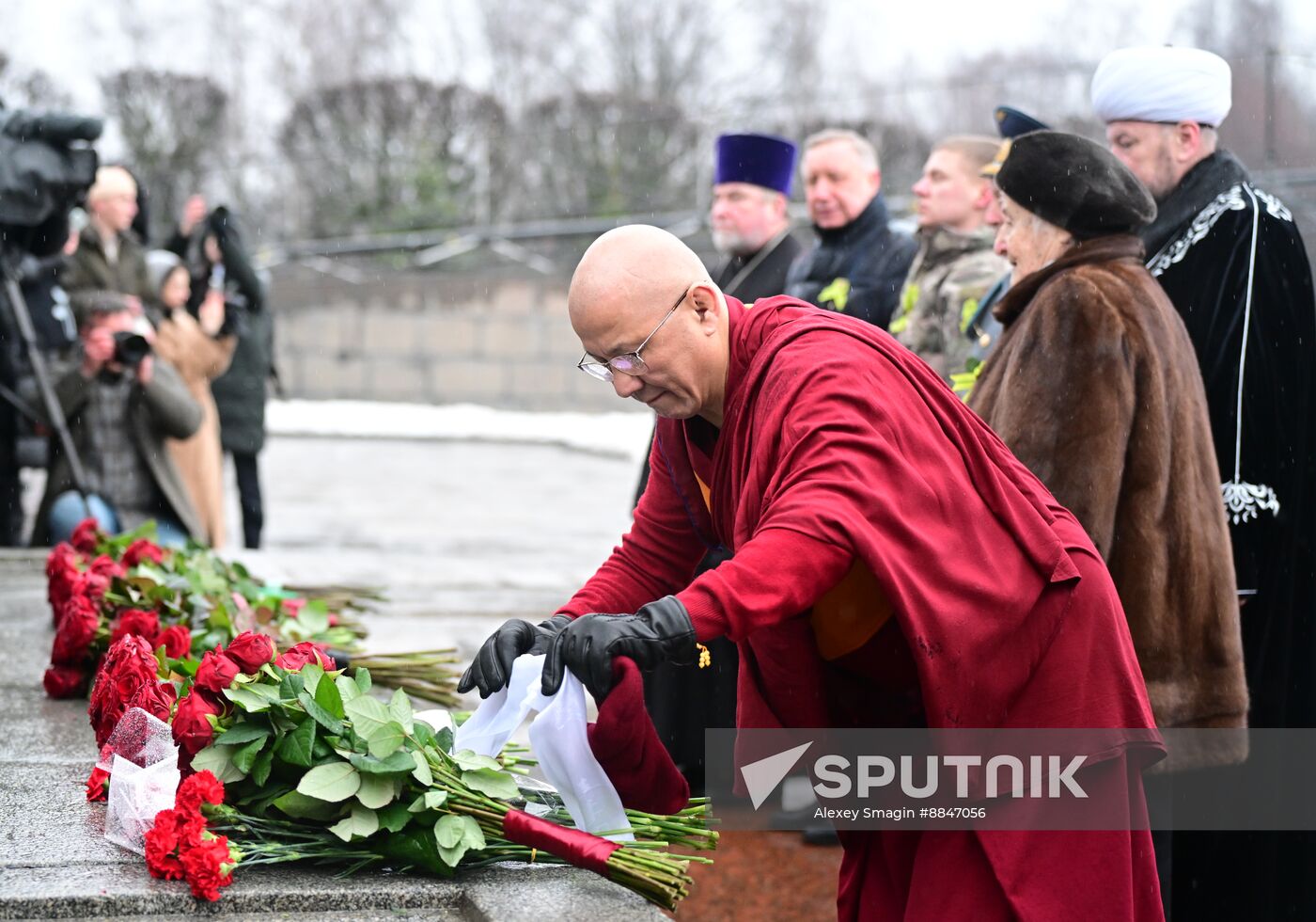 Russia WWII Leningrad Siege Lifting Anniversary