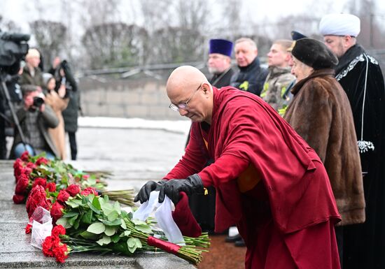 Russia WWII Leningrad Siege Lifting Anniversary