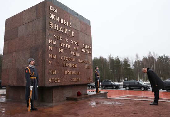 Russia Putin WWII Leningrad Siege Lifting Anniversary