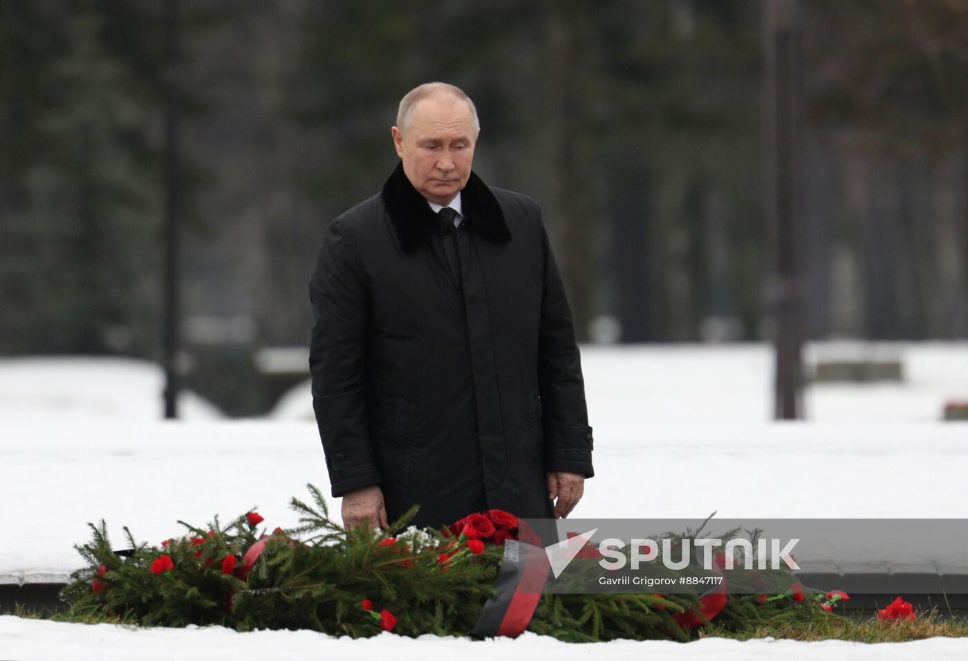 Russia Putin WWII Leningrad Siege Lifting Anniversary