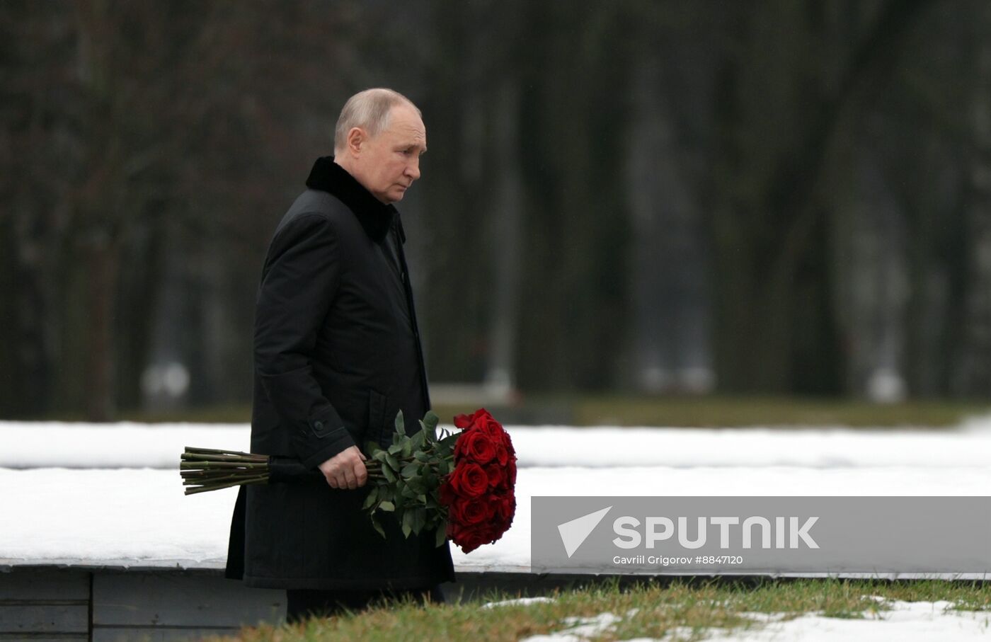 Russia Putin WWII Leningrad Siege Lifting Anniversary