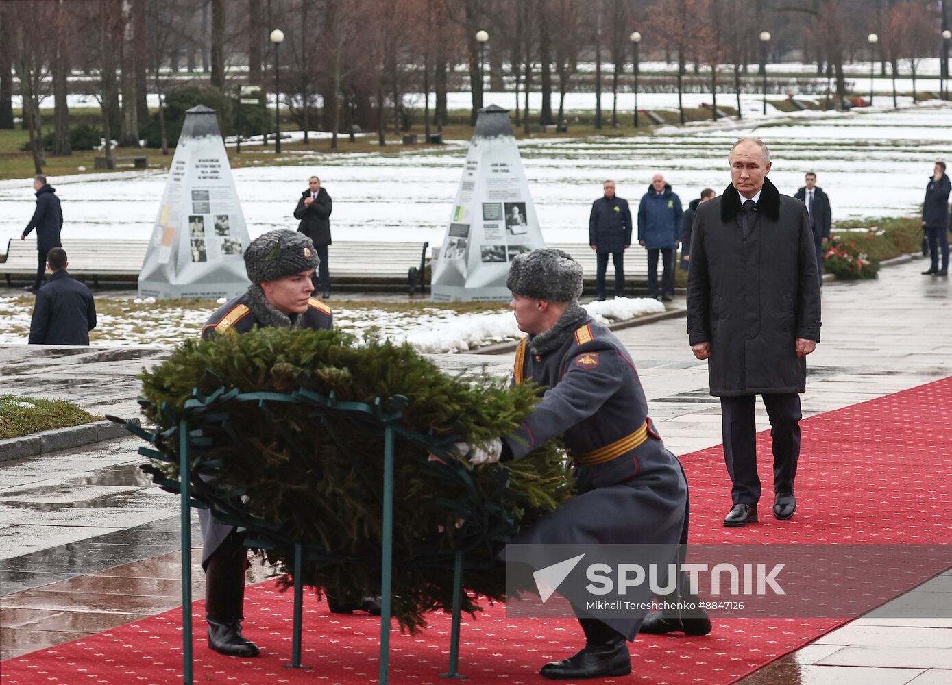 Russia Putin WWII Leningrad Siege Lifting Anniversary